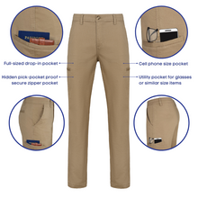 Load image into Gallery viewer, Perfect Pocket Pants - Men&#39;s 7 Pocket Casual Pants
