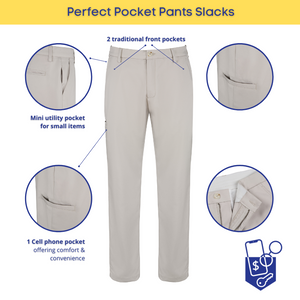 Perfect Pocket Dress Pants With Cell Phone Pocket